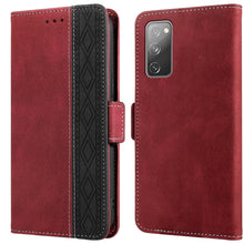 Load image into Gallery viewer, Stitching Side-Magnetic RFID Leather Phone Case, For Samsung Galaxy A53 5G, For Samsung Galaxy A72 4G / 5G, For Samsung Galaxy A73 5G, For Samsung Galaxy S10, For Samsung Galaxy S10+, For Samsung Galaxy S20, For Samsung Galaxy S20 FE 5G                ...