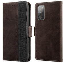 Load image into Gallery viewer, Stitching Side-Magnetic RFID Leather Phone Case, For Samsung Galaxy A53 5G, For Samsung Galaxy A72 4G / 5G, For Samsung Galaxy A73 5G, For Samsung Galaxy S10, For Samsung Galaxy S10+, For Samsung Galaxy S20, For Samsung Galaxy S20 FE 5G                ...