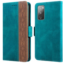 Load image into Gallery viewer, Stitching Side-Magnetic RFID Leather Phone Case, For Samsung Galaxy A53 5G, For Samsung Galaxy A72 4G / 5G, For Samsung Galaxy A73 5G, For Samsung Galaxy S10, For Samsung Galaxy S10+, For Samsung Galaxy S20, For Samsung Galaxy S20 FE 5G                ...