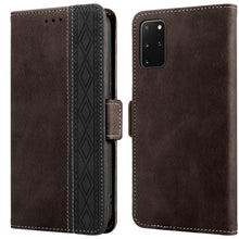 Load image into Gallery viewer, Stitching Side-Magnetic RFID Leather Phone Case, For Samsung Galaxy A53 5G, For Samsung Galaxy A72 4G / 5G, For Samsung Galaxy A73 5G, For Samsung Galaxy S10, For Samsung Galaxy S10+, For Samsung Galaxy S20, For Samsung Galaxy S20 FE 5G                ...