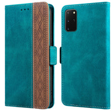 Load image into Gallery viewer, Stitching Side-Magnetic RFID Leather Phone Case, For Samsung Galaxy A53 5G, For Samsung Galaxy A72 4G / 5G, For Samsung Galaxy A73 5G, For Samsung Galaxy S10, For Samsung Galaxy S10+, For Samsung Galaxy S20, For Samsung Galaxy S20 FE 5G                ...