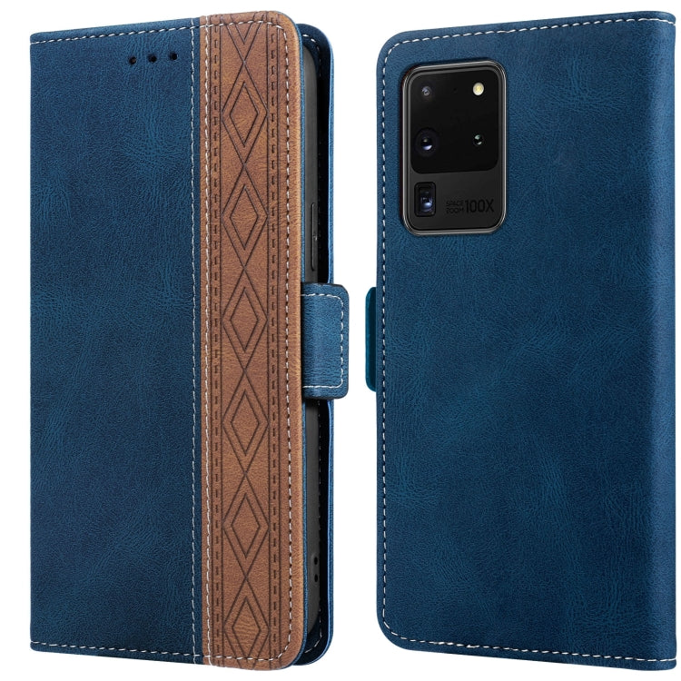 Stitching Side-Magnetic RFID Leather Phone Case, For Samsung Galaxy A53 5G, For Samsung Galaxy A72 4G / 5G, For Samsung Galaxy A73 5G, For Samsung Galaxy S10, For Samsung Galaxy S10+, For Samsung Galaxy S20, For Samsung Galaxy S20 FE 5G                ...