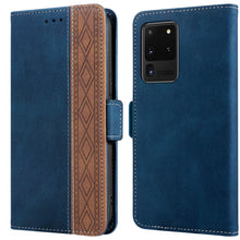 Load image into Gallery viewer, Stitching Side-Magnetic RFID Leather Phone Case, For Samsung Galaxy A53 5G, For Samsung Galaxy A72 4G / 5G, For Samsung Galaxy A73 5G, For Samsung Galaxy S10, For Samsung Galaxy S10+, For Samsung Galaxy S20, For Samsung Galaxy S20 FE 5G                ...