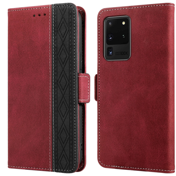 Stitching Side-Magnetic RFID Leather Phone Case, For Samsung Galaxy A53 5G, For Samsung Galaxy A72 4G / 5G, For Samsung Galaxy A73 5G, For Samsung Galaxy S10, For Samsung Galaxy S10+, For Samsung Galaxy S20, For Samsung Galaxy S20 FE 5G                ...
