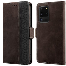 Load image into Gallery viewer, Stitching Side-Magnetic RFID Leather Phone Case, For Samsung Galaxy A53 5G, For Samsung Galaxy A72 4G / 5G, For Samsung Galaxy A73 5G, For Samsung Galaxy S10, For Samsung Galaxy S10+, For Samsung Galaxy S20, For Samsung Galaxy S20 FE 5G                ...