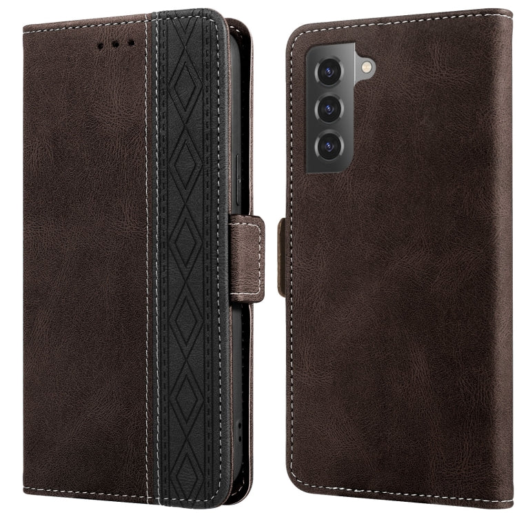 Stitching Side-Magnetic RFID Leather Phone Case, For Samsung Galaxy A53 5G, For Samsung Galaxy A72 4G / 5G, For Samsung Galaxy A73 5G, For Samsung Galaxy S10, For Samsung Galaxy S10+, For Samsung Galaxy S20, For Samsung Galaxy S20 FE 5G                ...