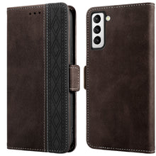 Load image into Gallery viewer, Stitching Side-Magnetic RFID Leather Phone Case, For Samsung Galaxy A53 5G, For Samsung Galaxy A72 4G / 5G, For Samsung Galaxy A73 5G, For Samsung Galaxy S10, For Samsung Galaxy S10+, For Samsung Galaxy S20, For Samsung Galaxy S20 FE 5G                ...