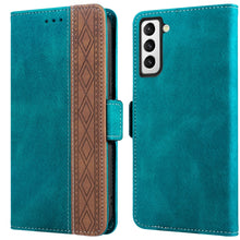 Load image into Gallery viewer, Stitching Side-Magnetic RFID Leather Phone Case, For Samsung Galaxy A53 5G, For Samsung Galaxy A72 4G / 5G, For Samsung Galaxy A73 5G, For Samsung Galaxy S10, For Samsung Galaxy S10+, For Samsung Galaxy S20, For Samsung Galaxy S20 FE 5G                ...