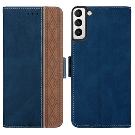 Stitching Side-Magnetic RFID Leather Phone Case, For Samsung Galaxy S22 5G, For Samsung Galaxy S22+ 5G, For Samsung Galaxy S22 Ultra 5G
