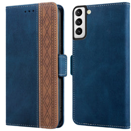 Stitching Side-Magnetic RFID Leather Phone Case, For Samsung Galaxy S22 5G, For Samsung Galaxy S22+ 5G, For Samsung Galaxy S22 Ultra 5G