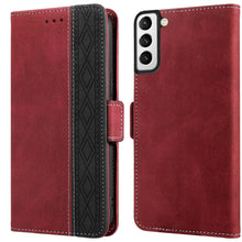 Load image into Gallery viewer, Stitching Side-Magnetic RFID Leather Phone Case, For Samsung Galaxy S22 5G, For Samsung Galaxy S22+ 5G, For Samsung Galaxy S22 Ultra 5G