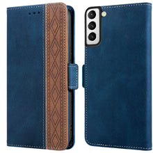 Load image into Gallery viewer, Stitching Side-Magnetic RFID Leather Phone Case, For Samsung Galaxy S22 5G, For Samsung Galaxy S22+ 5G, For Samsung Galaxy S22 Ultra 5G