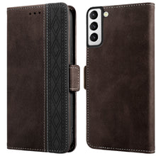 Load image into Gallery viewer, Stitching Side-Magnetic RFID Leather Phone Case, For Samsung Galaxy S22 5G, For Samsung Galaxy S22+ 5G, For Samsung Galaxy S22 Ultra 5G