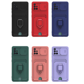 Sliding Camera Cover Design TPU Phone Case, For Samsung Galaxy A51