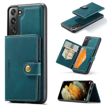 Load image into Gallery viewer, JEEHOOD Retro Magnetic Detachable Phone Case with Wallet &amp; Card Slot &amp; Holder, For Samsung Galaxy S22 5G, For Samsung Galaxy S22+ 5G, For Samsung Galaxy A33 5G, For Samsung Galaxy A53 5G