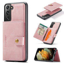 Load image into Gallery viewer, JEEHOOD Retro Magnetic Detachable Phone Case with Wallet &amp; Card Slot &amp; Holder, For Samsung Galaxy S22 5G, For Samsung Galaxy S22+ 5G, For Samsung Galaxy A33 5G, For Samsung Galaxy A53 5G
