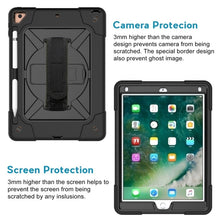 Load image into Gallery viewer, Contrast Color Silicone + PC Combination Case with Holder, For iPad 9.7, For iPad 10.2