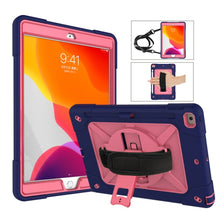 Load image into Gallery viewer, Contrast Color Silicone + PC Combination Case with Holder, For iPad 9.7, For iPad 10.2