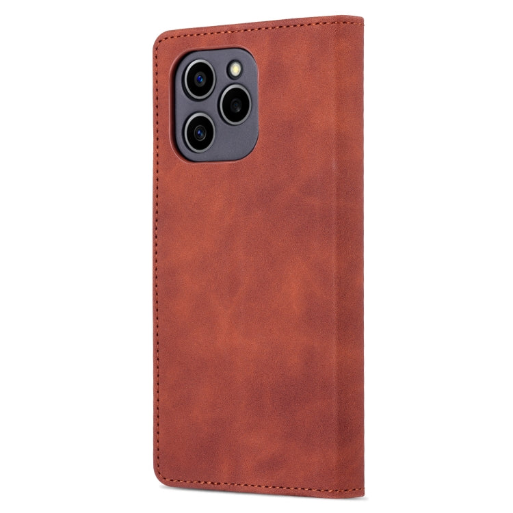 AZNS Skin Feel Calf Texture Horizontal Flip Leather Phone Case, For Honor 60 SE, For Samsung Galaxy A23 5G