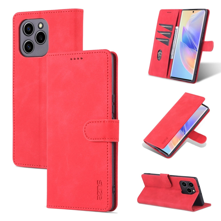 AZNS Skin Feel Calf Texture Horizontal Flip Leather Phone Case, For Honor 60 SE, For Samsung Galaxy A23 5G