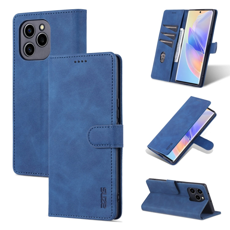 AZNS Skin Feel Calf Texture Horizontal Flip Leather Phone Case, For Honor 60 SE, For Samsung Galaxy A23 5G