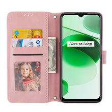 Load image into Gallery viewer, Embossed Striped Magnetic Buckle Horizontal Flip Phone Leather Case, For OPPO Realme 9 Pro, For Xiaomi Redmi K50 Gaming, For Xiaomi Redmi K50 Pro