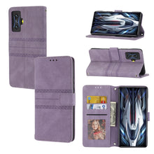 Load image into Gallery viewer, Embossed Striped Magnetic Buckle Horizontal Flip Phone Leather Case, For OPPO Realme 9 Pro, For Xiaomi Redmi K50 Gaming, For Xiaomi Redmi K50 Pro