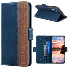 Load image into Gallery viewer, Stitching Magnetic RFID Leather Case, For iPhone XS Max, For iPhone SE 2022 / SE 2020 / 7 / 8, For iPhone 7 Plus / 8 Plus