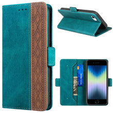 Load image into Gallery viewer, Stitching Magnetic RFID Leather Case, For iPhone XS Max, For iPhone SE 2022 / SE 2020 / 7 / 8, For iPhone 7 Plus / 8 Plus