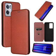 Load image into Gallery viewer, Carbon Fiber Texture Magnetic Horizontal Flip Leather Phone Case, For Samsung Galaxy S22 Ultra 5G, For OnePlus Nord CE 2 5G, For Xiaomi Poco X4 Pro 5G, For Motorola Moto G22, For TCL 30 5G / 30+