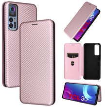 Load image into Gallery viewer, Carbon Fiber Texture Magnetic Horizontal Flip Leather Phone Case, For Samsung Galaxy S22 Ultra 5G, For OnePlus Nord CE 2 5G, For Xiaomi Poco X4 Pro 5G, For Motorola Moto G22, For TCL 30 5G / 30+