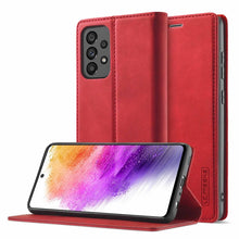 Load image into Gallery viewer, LC.IMEEKE Strong Magnetism Ultra-thin Matte Leather Case, For Samsung Galaxy A13 4G, For Samsung Galaxy A73 5G