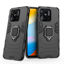 Load image into Gallery viewer, Shockproof PC + TPU Phone Case with Magnetic Ring Holder, For Xiaomi Redmi 10C, For Xiaomi Redmi Note 11E 5G
