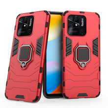 Load image into Gallery viewer, Shockproof PC + TPU Phone Case with Magnetic Ring Holder, For Xiaomi Redmi 10C, For Xiaomi Redmi Note 11E 5G