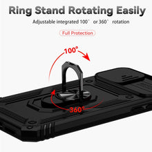 Load image into Gallery viewer, Sliding Camshield Holder Phone Case, For iPhone XR, For iPhone XS / X, For iPhone XS Max, For iPhone 12 mini, For iPhone SE 2022 / SE 2020 / 8 / 7 / 6, For iPhone 8 Plus / 7 Plus / 6 Plus