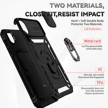 Load image into Gallery viewer, Sliding Camshield Holder Phone Case, For iPhone XR, For iPhone XS / X, For iPhone XS Max, For iPhone 12 mini, For iPhone SE 2022 / SE 2020 / 8 / 7 / 6, For iPhone 8 Plus / 7 Plus / 6 Plus