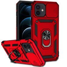 Load image into Gallery viewer, Sliding Camshield Holder Phone Case, For iPhone XR, For iPhone XS / X, For iPhone XS Max, For iPhone 12 mini, For iPhone SE 2022 / SE 2020 / 8 / 7 / 6, For iPhone 8 Plus / 7 Plus / 6 Plus