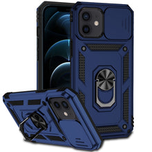 Load image into Gallery viewer, Sliding Camshield Holder Phone Case, For iPhone XR, For iPhone XS / X, For iPhone XS Max, For iPhone 12 mini, For iPhone SE 2022 / SE 2020 / 8 / 7 / 6, For iPhone 8 Plus / 7 Plus / 6 Plus