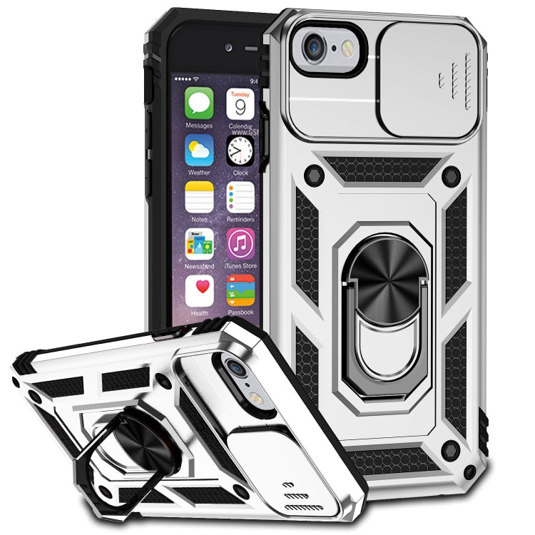 Sliding Camshield Holder Phone Case, For iPhone XR, For iPhone XS / X, For iPhone XS Max, For iPhone 12 mini, For iPhone SE 2022 / SE 2020 / 8 / 7 / 6, For iPhone 8 Plus / 7 Plus / 6 Plus