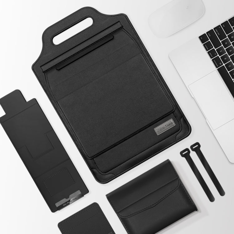 Multifunctional Mouse Pad Stand Handheld Laptop Bag, 12 inch, 13 inch, 15 inch