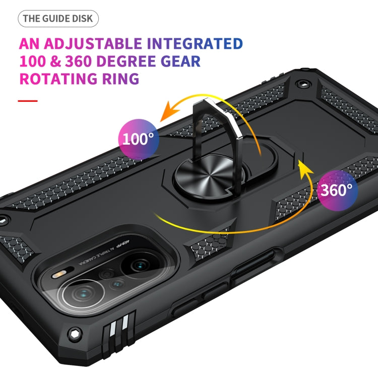 Shockproof TPU + PC Phone Case with 360 Degree Rotating Holder, For Xiaomi Poco F3, For Xiaomi Redmi 10C, For Xiaomi Redmi Note 11 Pro, For Xiaomi Redmi Note 11S