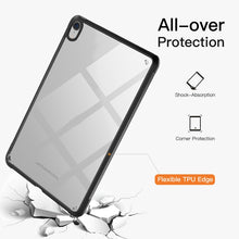 Load image into Gallery viewer, PC+TPU Transparent Shockproof Tablet Case, For iPad mini 2024 / mini 6, For iPad 9.7 inch 2017 / 2018, For iPad Air 2020 / 2022, For iPad Pro 11 inch 2021, For iPad Pro 11 inch 2020, For iPad Pro 11 inch 2018
