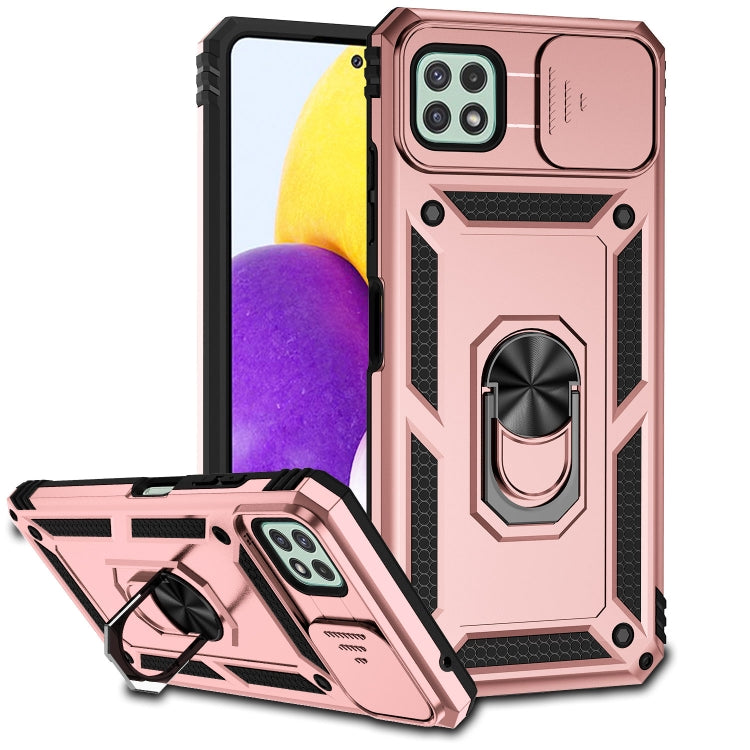 Sliding Camshield Holder Phone Case, For Samsung Galaxy A02, For Samsung Galaxy A02s / A03s 166mm, For Samsung Galaxy A12, For Samsung Galaxy A13 5G, For Samsung Galaxy A22 4G, For Samsung Galaxy A22 5G, For Samsung Galaxy A23