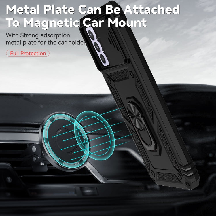 Sliding Camshield Holder Phone Case, For Samsung Galaxy A23 5G, For Samsung Galaxy A33 5G, For Samsung Galaxy A52 5G / 4G, For Samsung Galaxy A53 5G, For Samsung Galaxy A72 5G / 4G, For Samsung Galaxy A73 5G, For Samsung Galaxy J7 Prime