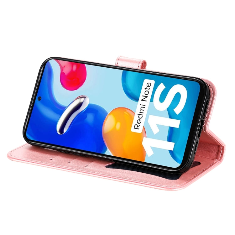 7-petal Flowers Embossing Pattern Horizontal Flip Leather Case, For Xiaomi Redmi Note 11 4G(Global), For Xiaomi Redmi Note 11 Pro 4G, For OPPO Realme 9i / A36 4G / A76 4G(Global), For OPPO Realme 9 Pro+, For OPPO Realme GT2 Pro                         ...