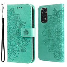 Load image into Gallery viewer, 7-petal Flowers Embossing Pattern Horizontal Flip Leather Case, For Xiaomi Redmi Note 11 4G(Global), For Xiaomi Redmi Note 11 Pro 4G, For OPPO Realme 9i / A36 4G / A76 4G(Global), For OPPO Realme 9 Pro+, For OPPO Realme GT2 Pro                         ...