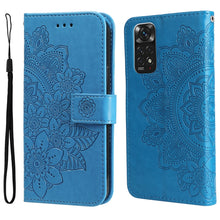 Load image into Gallery viewer, 7-petal Flowers Embossing Pattern Horizontal Flip Leather Case, For Xiaomi Redmi Note 11 4G(Global), For Xiaomi Redmi Note 11 Pro 4G, For OPPO Realme 9i / A36 4G / A76 4G(Global), For OPPO Realme 9 Pro+, For OPPO Realme GT2 Pro                         ...