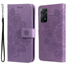 Load image into Gallery viewer, 7-petal Flowers Embossing Pattern Horizontal Flip Leather Case, For Xiaomi Redmi Note 11 4G(Global), For Xiaomi Redmi Note 11 Pro 4G, For OPPO Realme 9i / A36 4G / A76 4G(Global), For OPPO Realme 9 Pro+, For OPPO Realme GT2 Pro                         ...