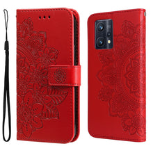 Load image into Gallery viewer, 7-petal Flowers Embossing Pattern Horizontal Flip Leather Case, For Xiaomi Redmi Note 11 4G(Global), For Xiaomi Redmi Note 11 Pro 4G, For OPPO Realme 9i / A36 4G / A76 4G(Global), For OPPO Realme 9 Pro+, For OPPO Realme GT2 Pro                         ...
