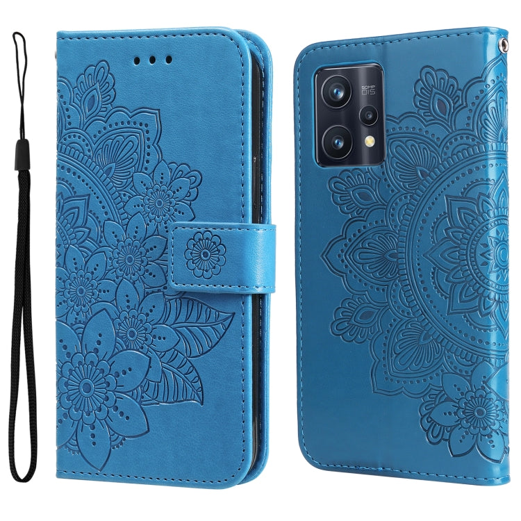 7-petal Flowers Embossing Pattern Horizontal Flip Leather Case, For Xiaomi Redmi Note 11 4G(Global), For Xiaomi Redmi Note 11 Pro 4G, For OPPO Realme 9i / A36 4G / A76 4G(Global), For OPPO Realme 9 Pro+, For OPPO Realme GT2 Pro                         ...